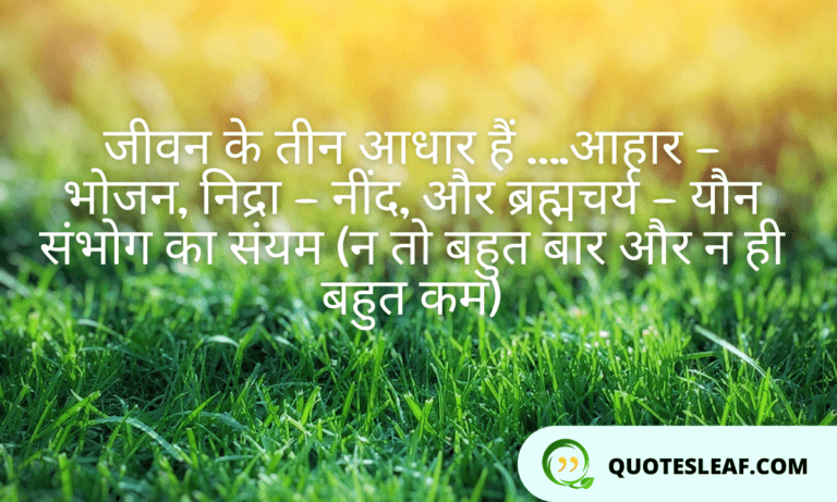 Read more about the article जीवन के तीन आधार हैं